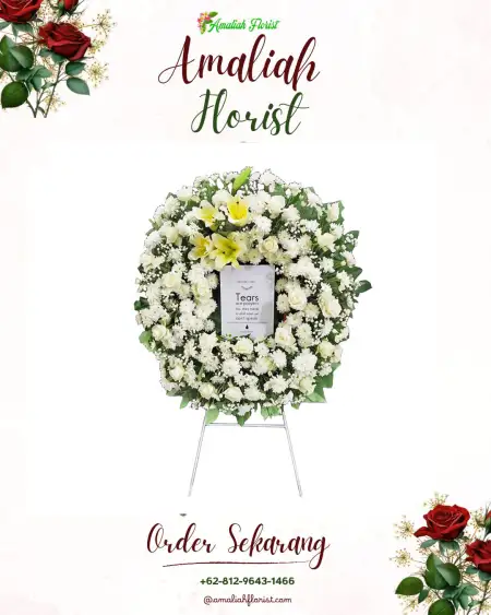 Krans Bunga Duka Giham Sukamaju